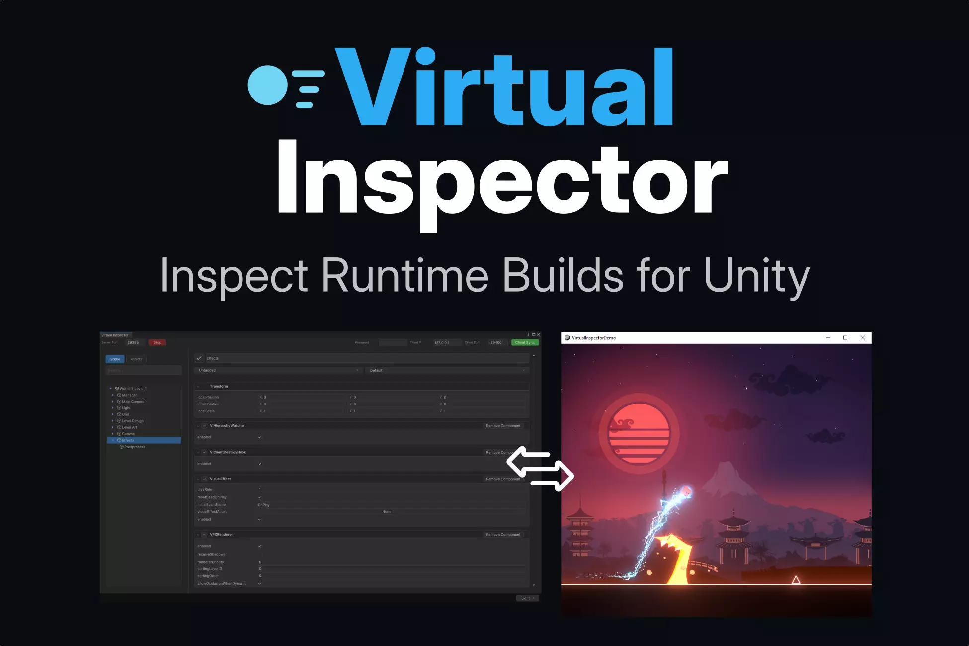 Virtual Inspector runtime inspection interface